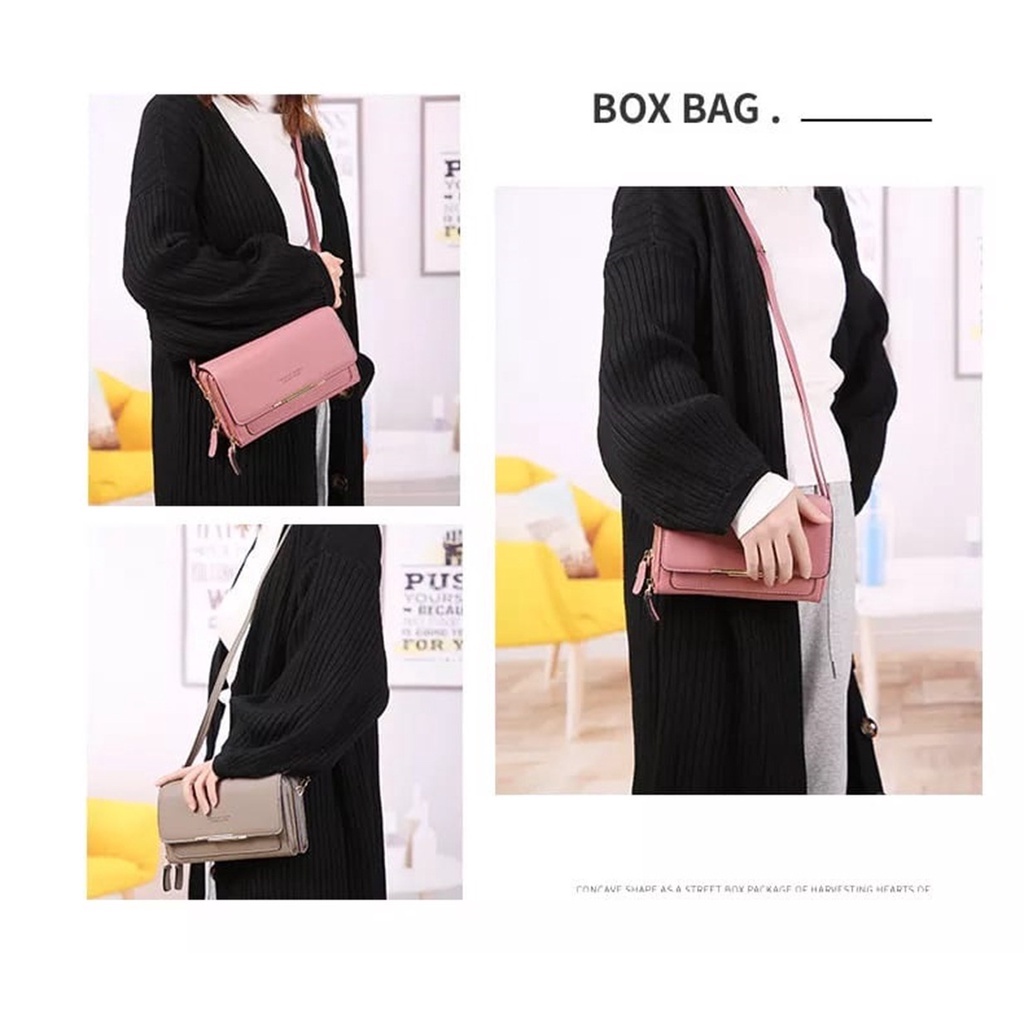 Tas Handphone Wanita Dompet Panjang Wanita Ala Korea Import Real Pict TMALL88