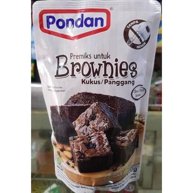 

Pondan Premiks Brownies Kukus/Panggang 230g