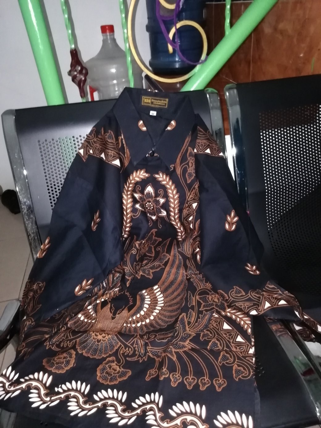 Astama Eksklusif Batik Solo Lengan Pendek Murah Bahan Katun Halus Batik Sogan Sragenan Full Furing