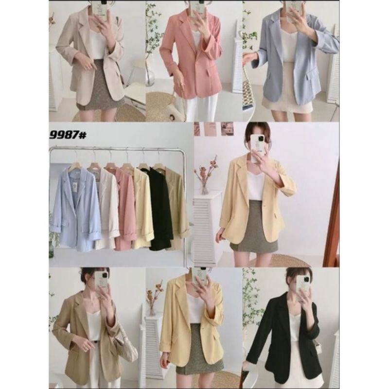 NEW ARIVAL ZEINA BLAZER FASHION IMPORT TERBARU