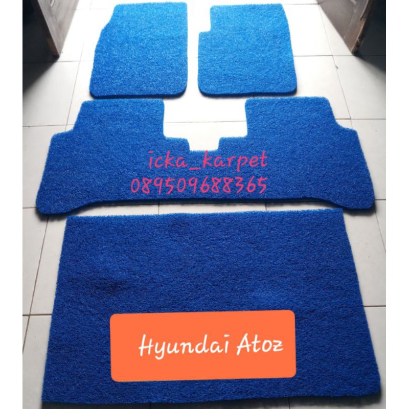 karpet mobil hyundai Atoz full bagasi