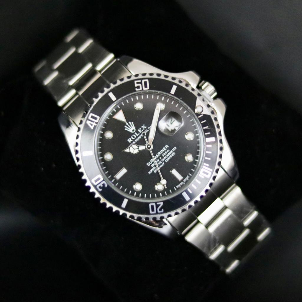 JAM TANGAN PRIA ROLEX RANTAI TANGGAL AKTIF DIAMETER 4,5 CM ...