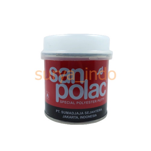 DEMPUL SAN POLAC 250 GRAM+PENGERAS+KAPE PVC DEMPUL BESI KAYU PLASTIK