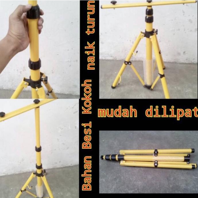 Tripod Lampu Sorot Led Tiang Lampu Tripod Lampu Floodlight Stand Lampu