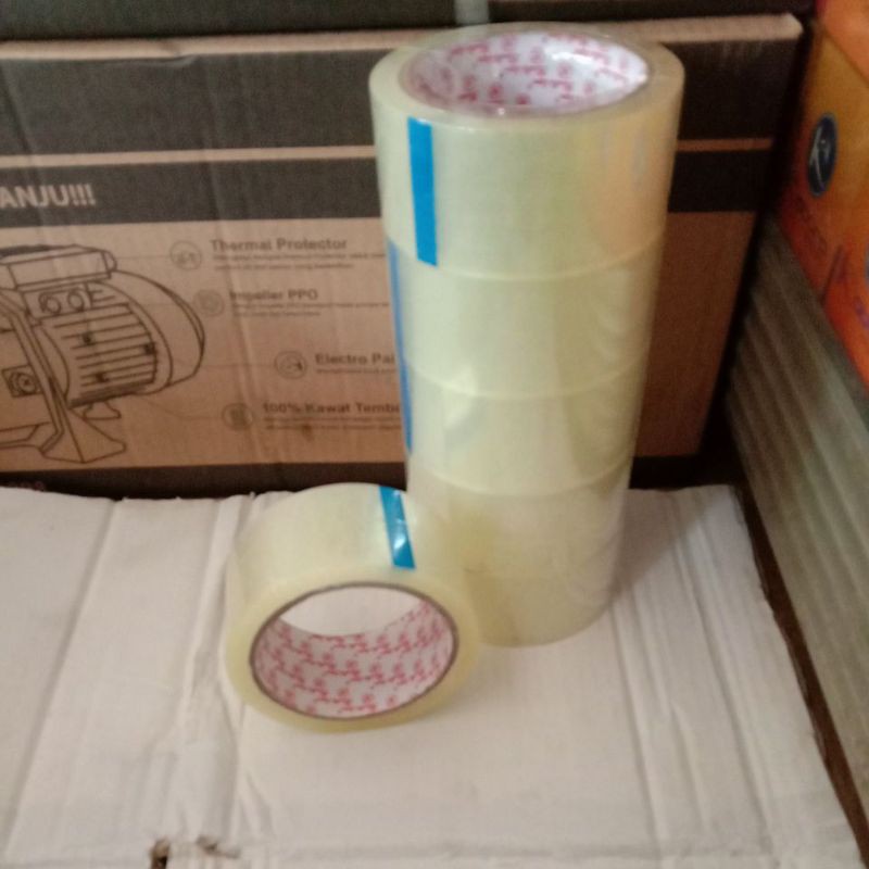 

Lakban Kardus Bening Super murah Grosir 2"x50Y/Roll