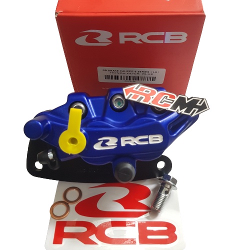 KALIPER CALIPER RCBB RACING BOY RACINGBOY DOUBLE PISTON S SERIES DEPAN KIRI HONDA CLICK LH BEAT VARIO 125 VARIO125 VARIO 150 VARIO150 SCOOPY PNP BUAT BREKET SENDIRI ORI ORIGINAL RCBB RCB RACING BOY RACINGBOY ASLI