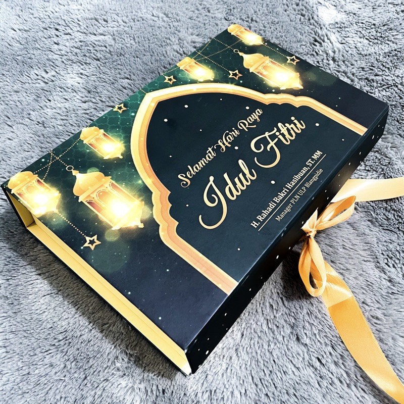 [BISA CUSTOM] HARDBOX IDUL FITRI / HARDBOX LEBARAN / GIFT BOX / BOX PARSEL