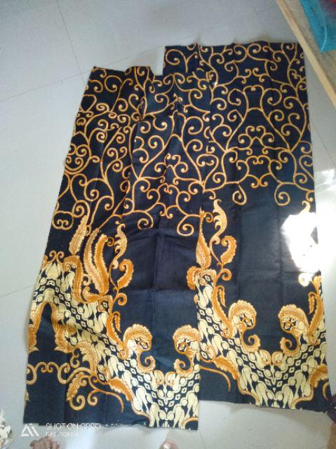 Batik Sogan Motif Ulir Etnik Dan Embos Pekalongan