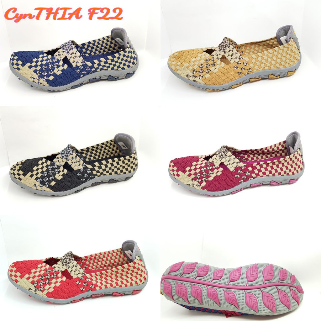Sepatu rajut flat cynthia F22