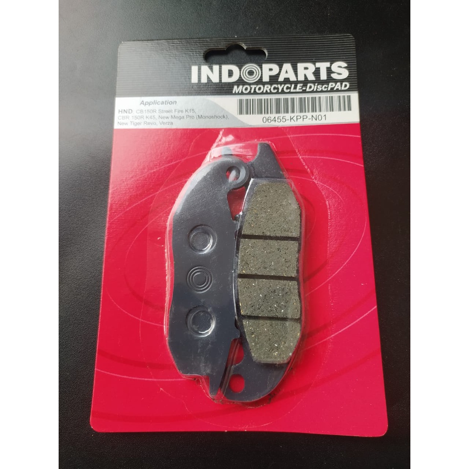 Mdr Diskpad Kampas Depan Tiger Revo Verza CBR150 Indopart 06455-KPP-N01