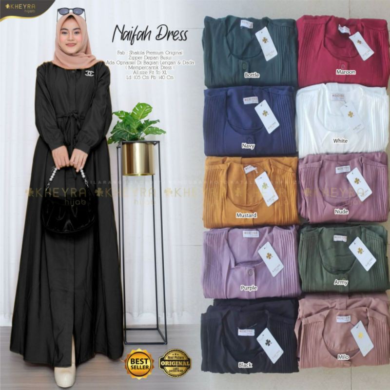 NAIFAH DRESS BY KHEYRA HIJAB