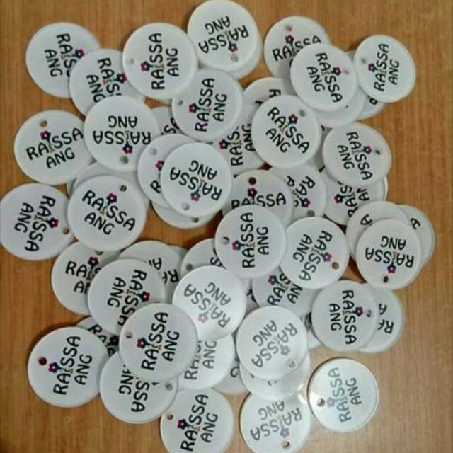Label akrilik tas gantungan kunci