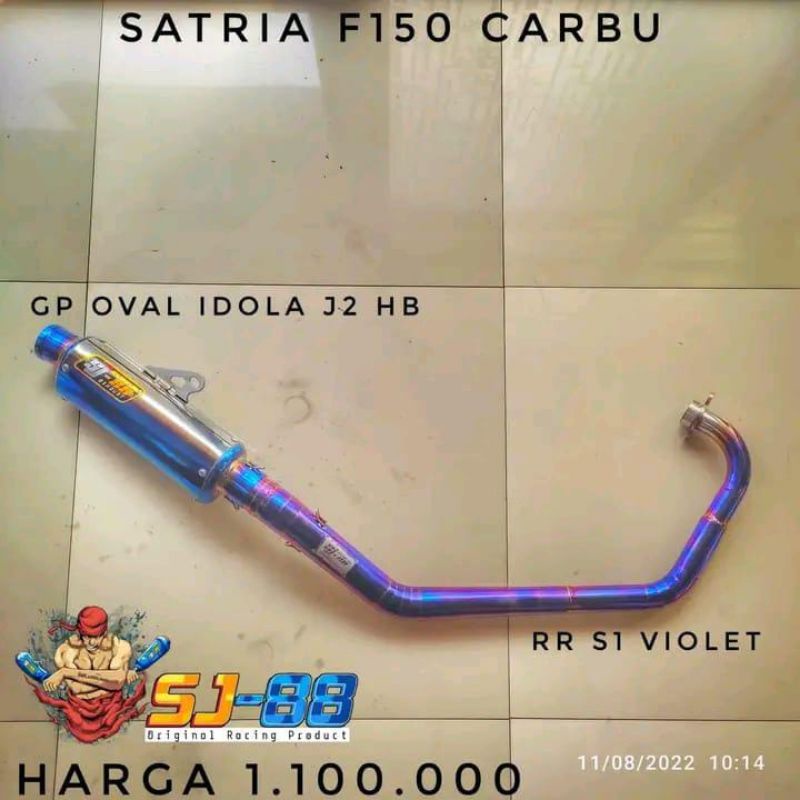 knalpot ori sj88 satria fu karbu