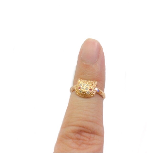 Cincin Anak Hello Kitty lapis emas