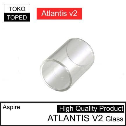 koleksi tabung bahan kaca ATLANTIS V2 Replacemen warna glass bening