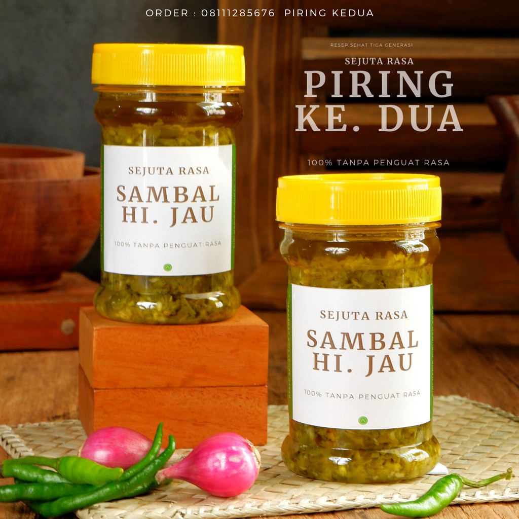 

Sambal Hijau / Sambal minang /Sambal Homemade /Sambal rumah /Sambal No MSG/ Frozen Food