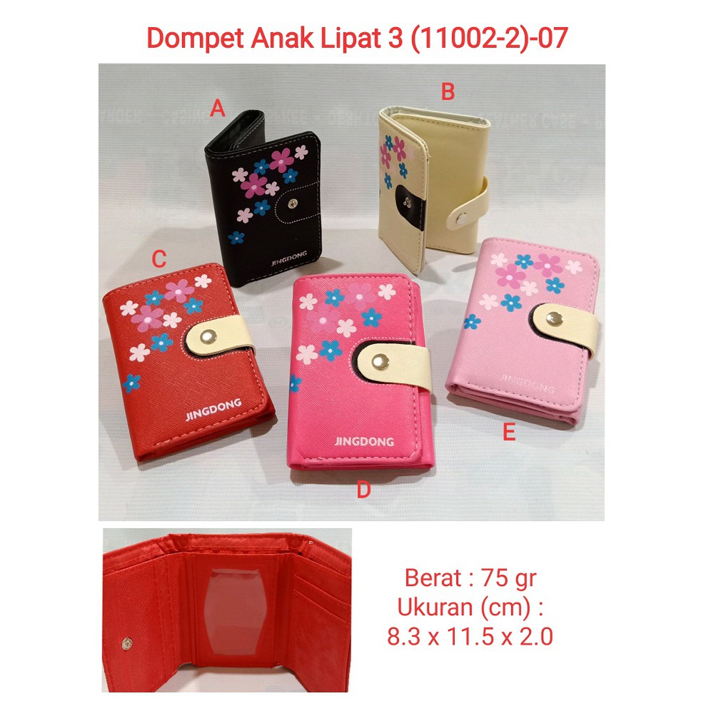 Dompet Anak &amp; Wanita Lipat 3 ( 11002 - 2 ) 07