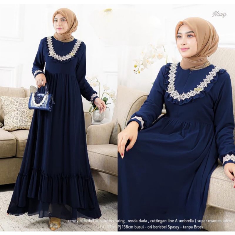 gamis pesta terbaru ceruty babydoll