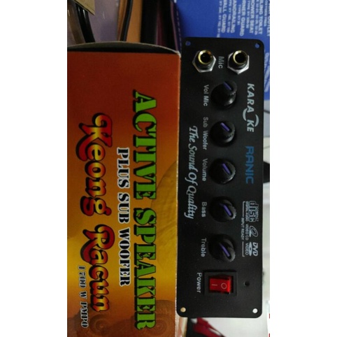 kit ampli aktife karaoke kenog racun