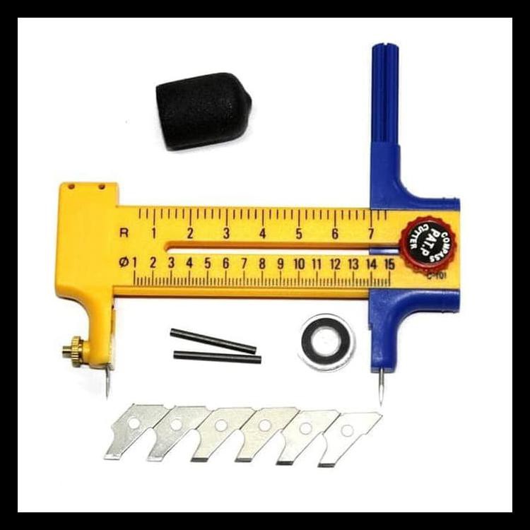 

Terlaris Compass Cutter/Circle Cutter/Pisau Pemotong Lingkaran 9Sea Model 508 Keren