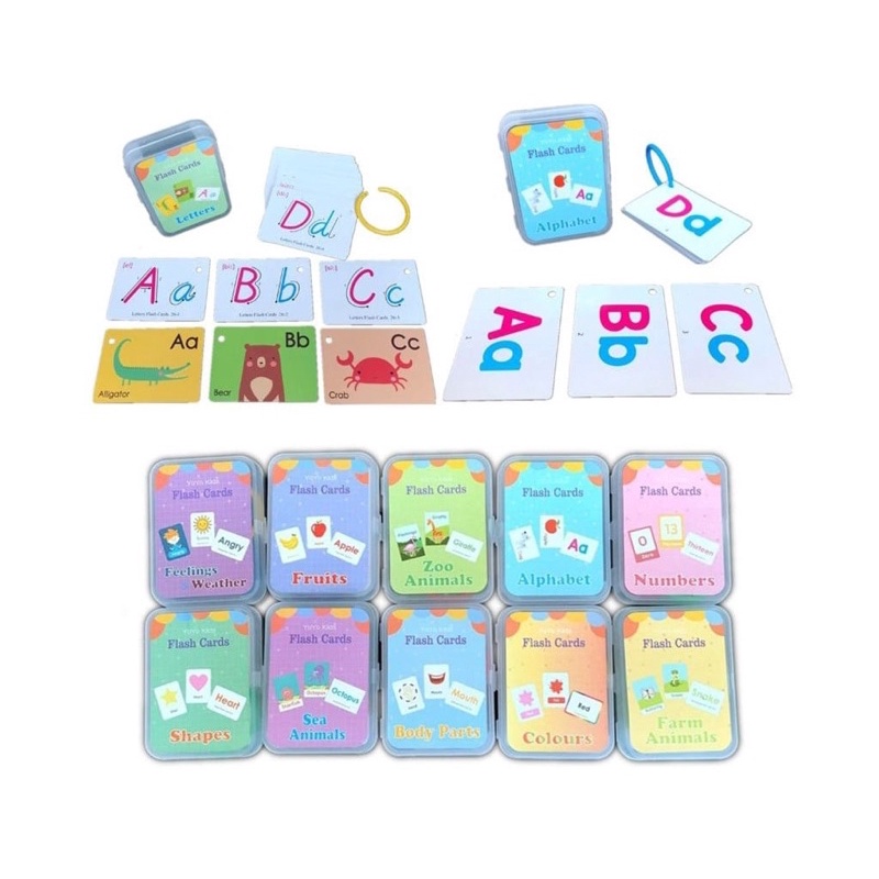 FLASH CARD KIDS TODDLER / FLASH CARD EDUKASI ANAK/ FLASH CARD MURAH ANAK / FLAAH CARD ANAK BELAJAR M