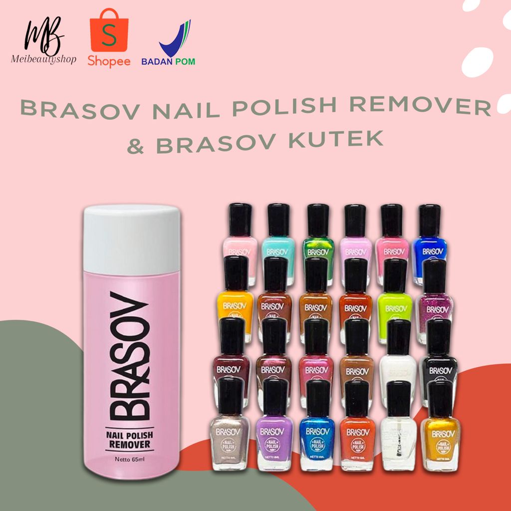 BRASOV NAIL POLISH - BRASOV KUTEKS 8ML BPOM