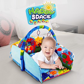 PROMO..Makassar Matras Bayi play gym play mat Happy Space tempat alas tidur baby