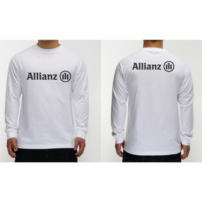 KAOS BAJU COMBED 30 DISTRO ALLIANZ ASURANSI POLOS CUSTOM PANJANG MURAH HIGHT QUALITY