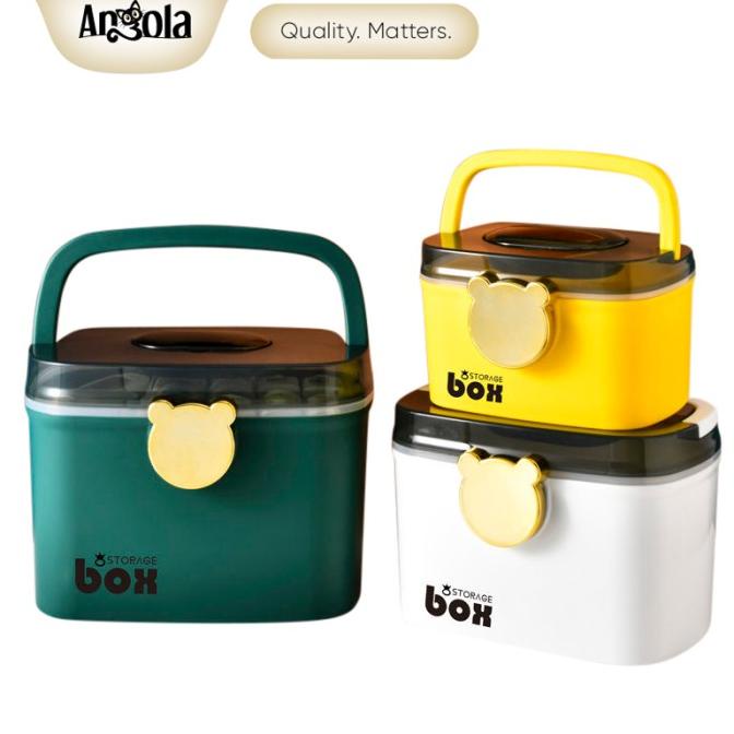 Angola Kotak Obat C87 Medicine Box Tempat Penyimpanan Obat Storage Box