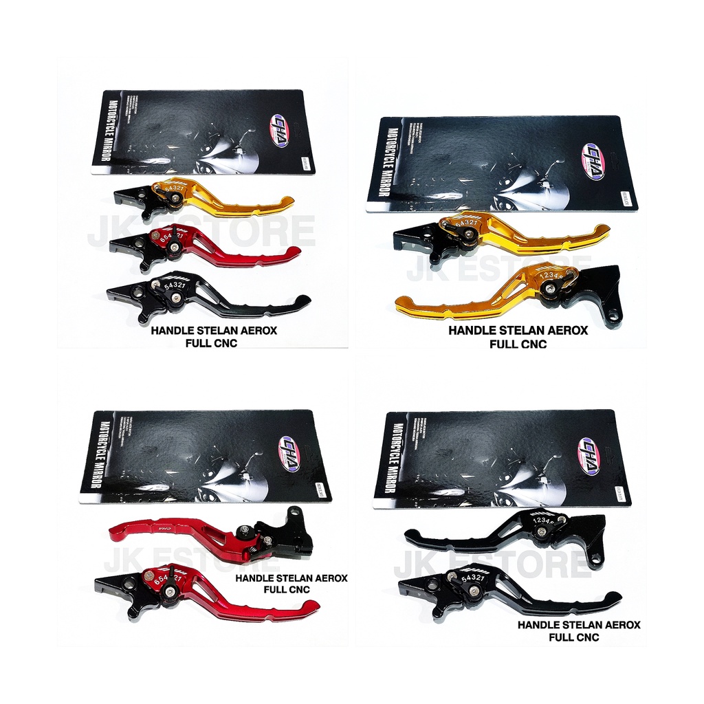Handle rem stelan AEROX full cnc sepasang kiri kanan