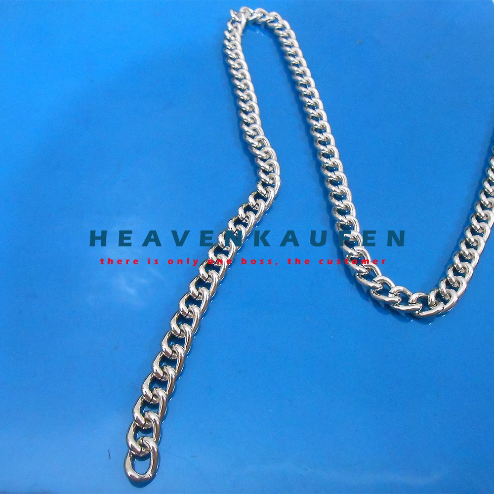 Rantai Kecil 7 mm Warna Silver Meteran Murah