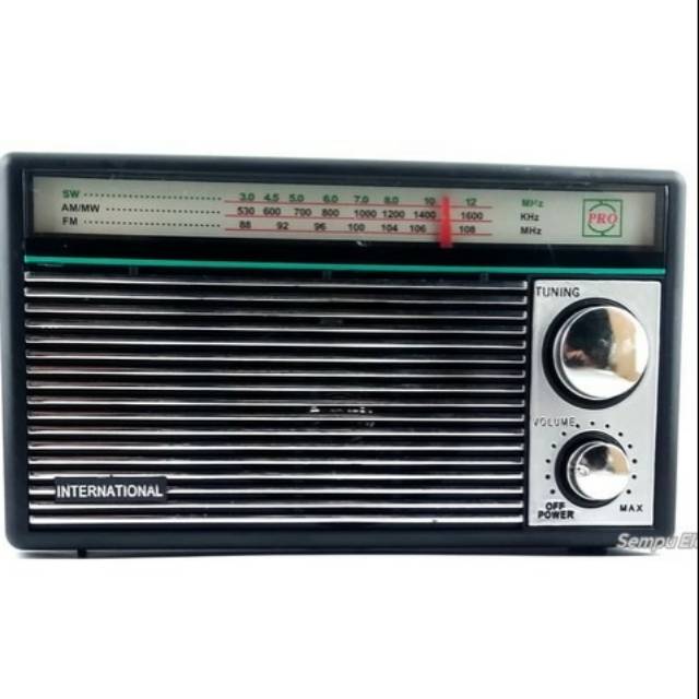 Radio am fm niko/ international / ifancy/ radio jaman dulu bisa baterai dan listrik langsung