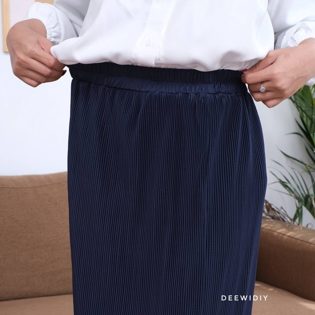 ROK PLISKET LIDI A LINE ROK PANJANG WANITA - DAILY PLEATS SKIRT (LIDI)