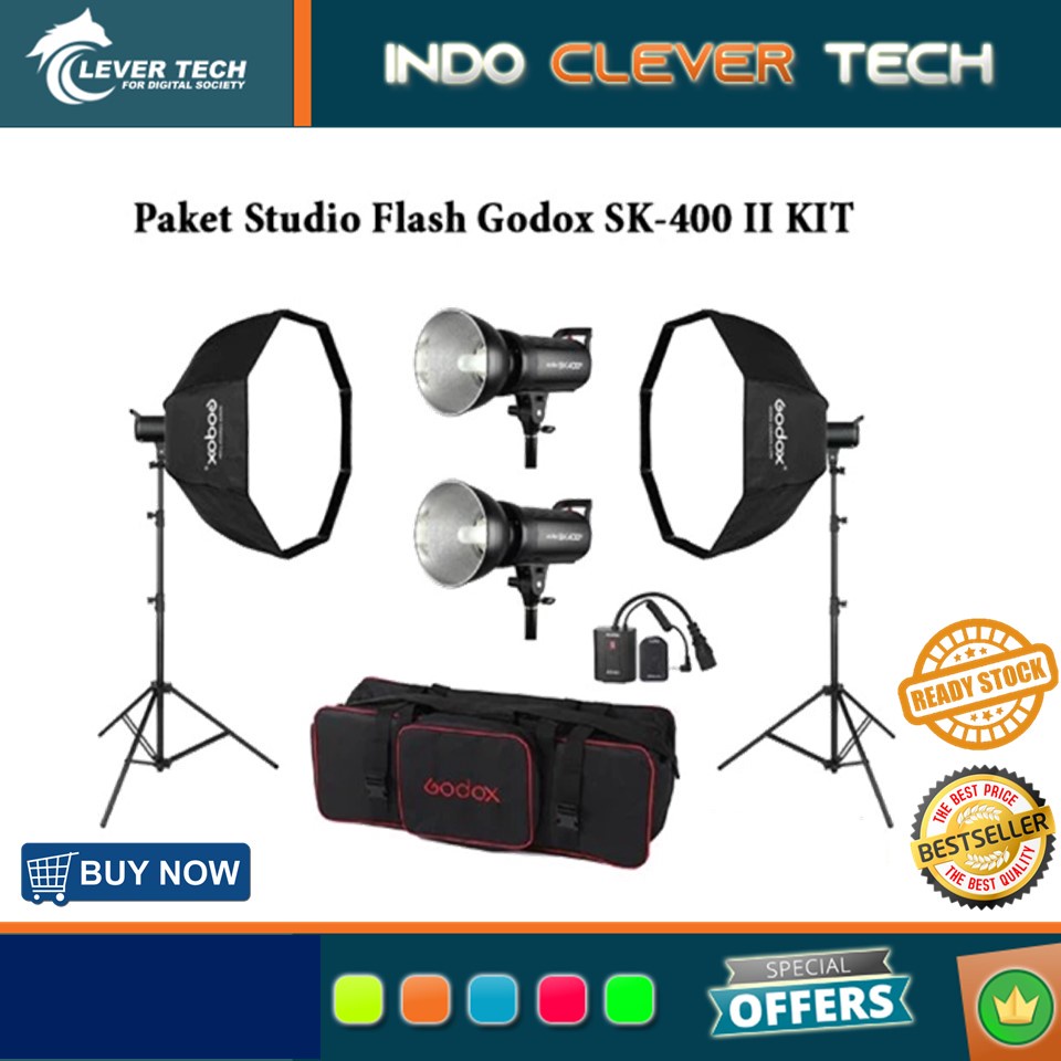 Paket Studio Godox SK400II