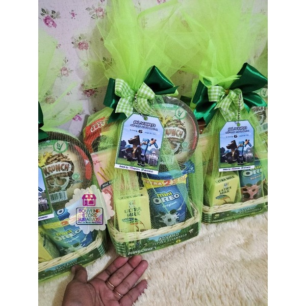 Hampers Rotan / Bingkisan Snack Ultah / Hampers Snack / Paket Snack Ulang Tahun/ Goodiebag Snack