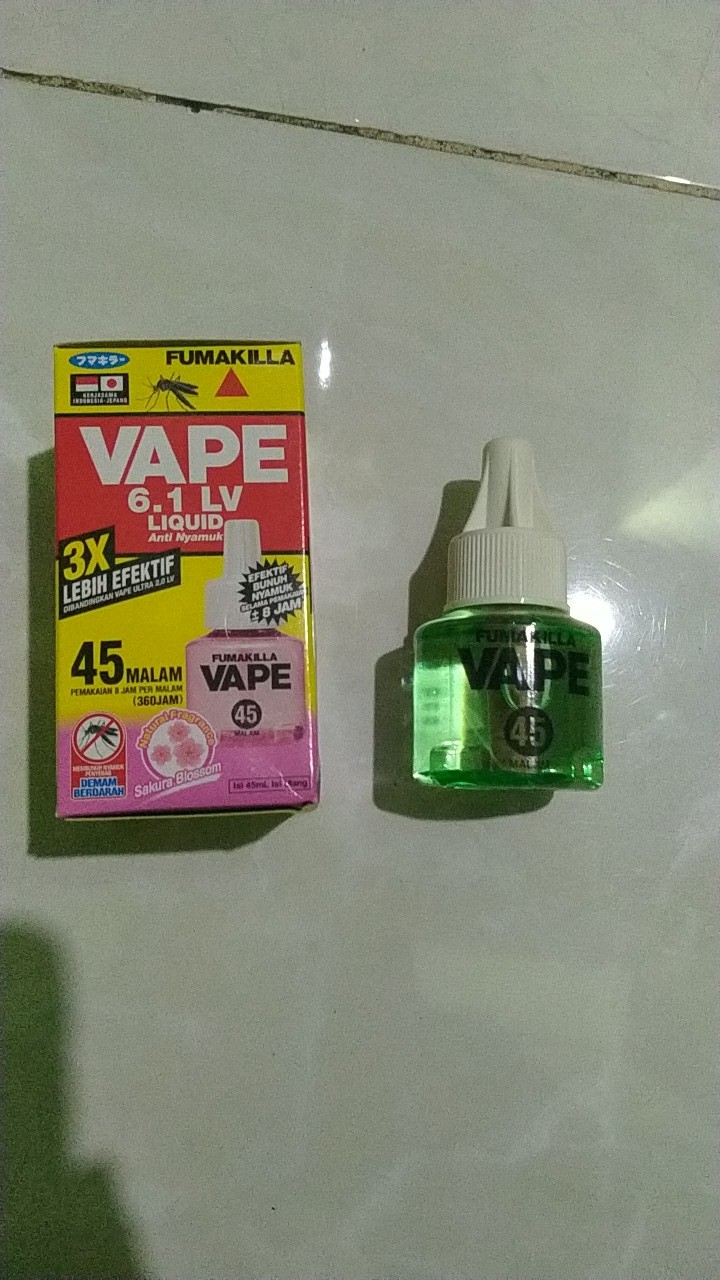 Obat Nyamuk Elektrik Vape Liquid 45 Malam Refill Fruity Fresh