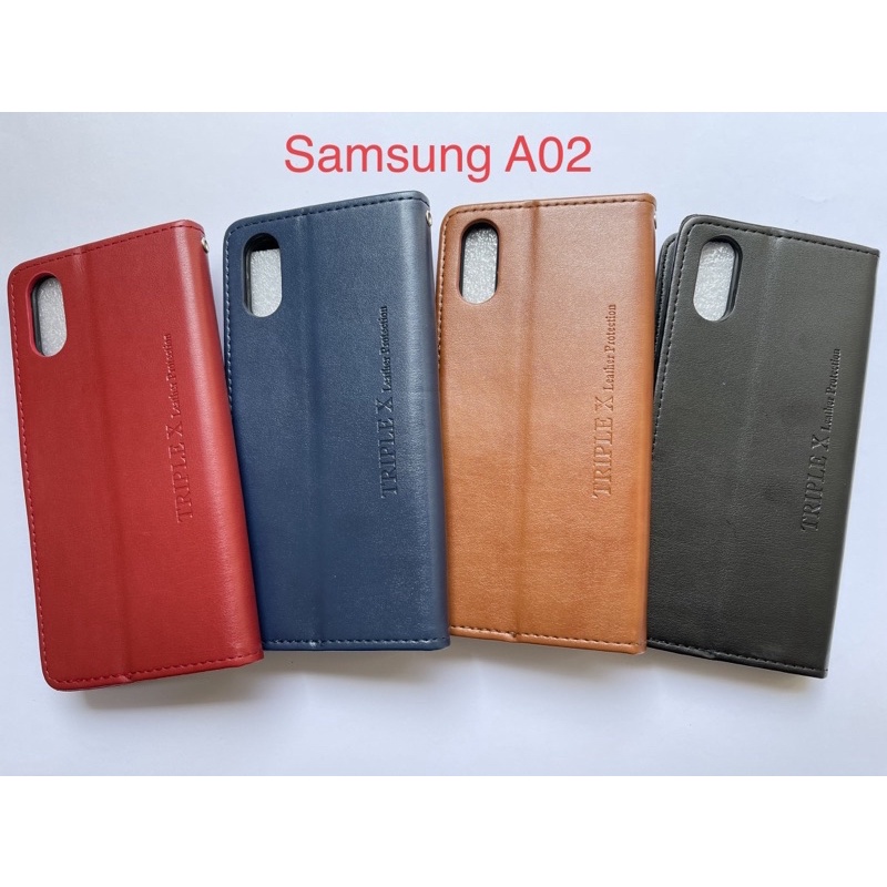 Leather Wallet Flip New Samsung A02 new