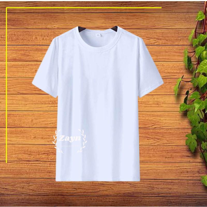 Baju Kaos T-Shirt Oblong Katun Polos Lengan Pendek Cotton Combed Pria Cewek Atasan Manset Kaos Wanita Perempuan Lengan Pendek Oversize Jumbo Murah Tebal