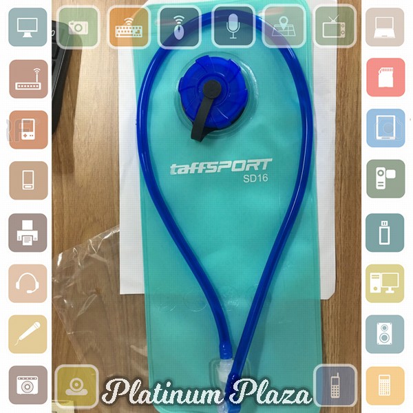 TaffSPORT Kantung Air Minum Sepeda Bike Water Bladder Hydration Backpack 2L - SD16 - Blue`7GC8T8-