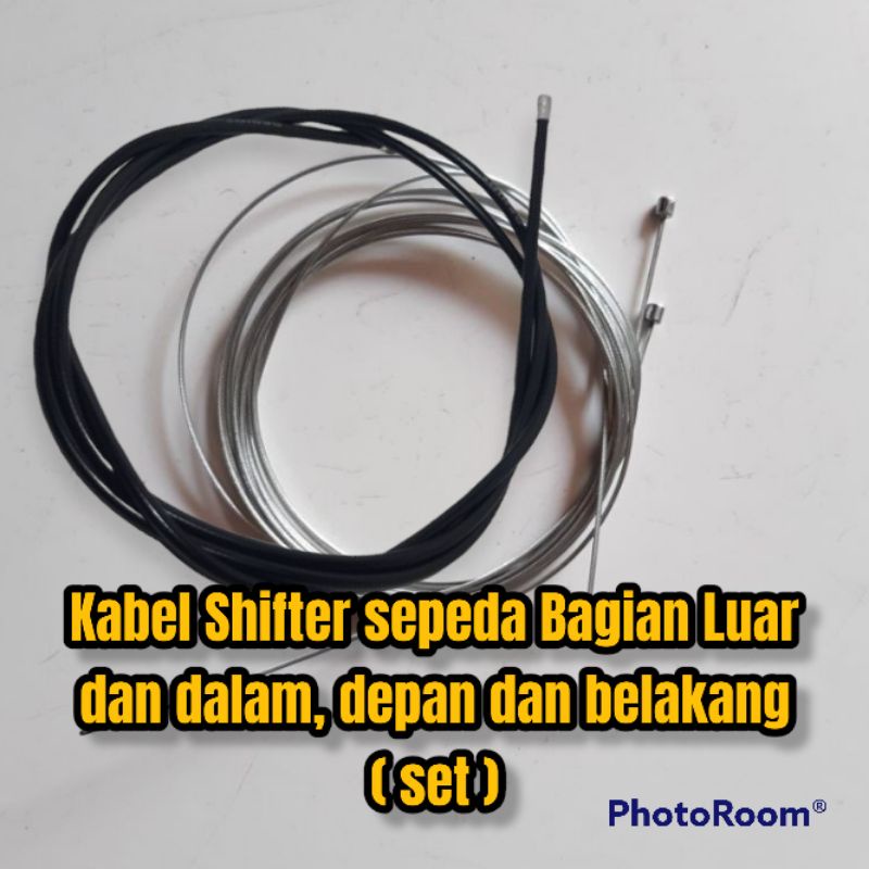 Kabel shifter operan gigi sepeda luar dan dalam depan dan belakang / set