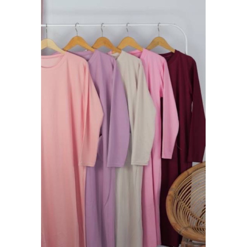 GAMIS POLOS PANJANG