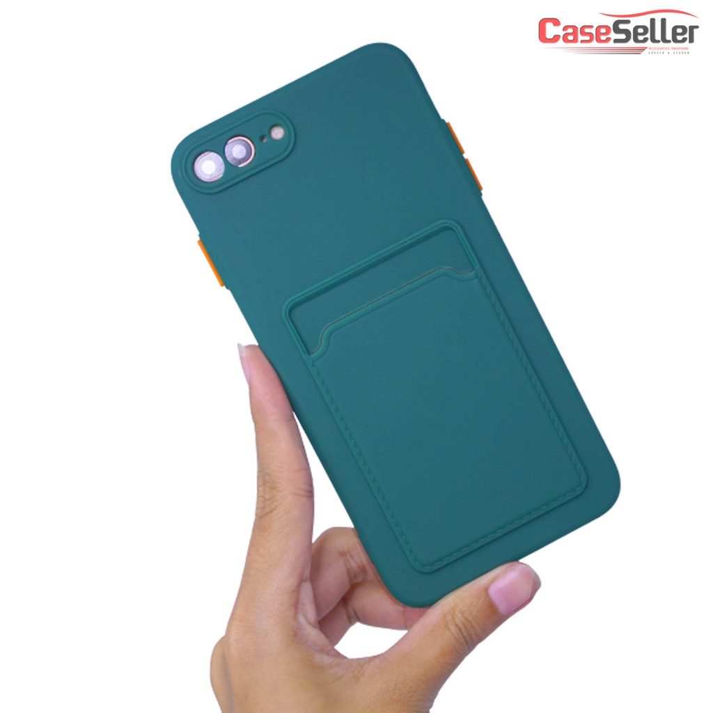 Case Iph 6G  6G+  7G/ 8G  X/ XS  XR  XS Max Case Casing TPU Pocket Ada Tempat Kartu CaseSeller