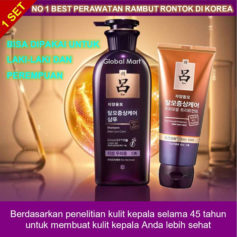 ORIGINAL KOREA Ryo Shampoo Hair Loss Care 400ml Perawatan Rambut Rontok FAST DELIVERY-7