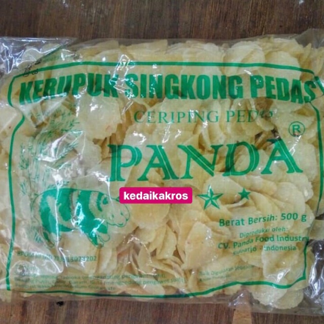 

Kerupuk Singkong / Ubi Ceriping Cap Panda 500Gram