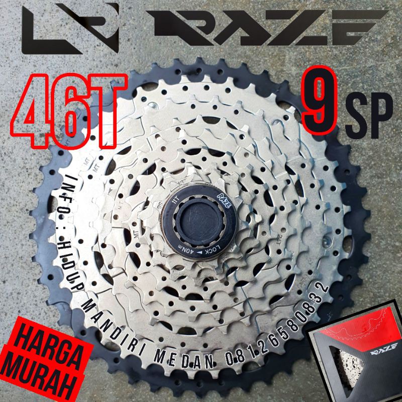 Sprocket Raze 9 Speed 11T 46T