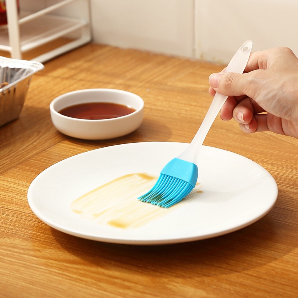 Kuas Silikon tahan panas Brush Silicon masak kue roti makanan Alat Pengoles mentega bumbu serbaguna lain nya aman anti rontok | GROSIRXPRESS