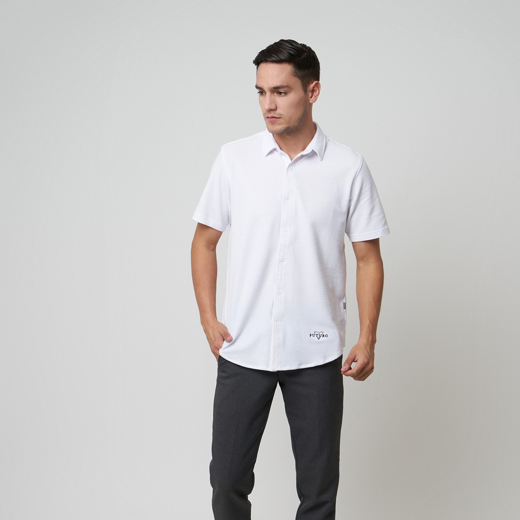futuro shirt copique original kemeja lengan pendek premium pria