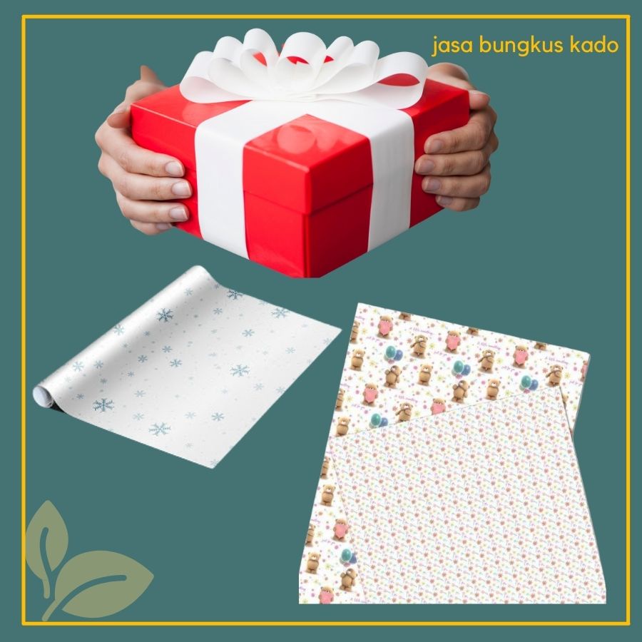 Jasa Bungkus Kado Greeting Card Kertas Kado Lucu