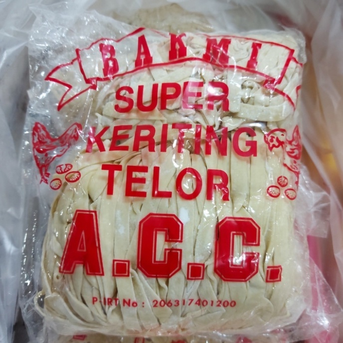 Bakmi Lebar Super Keriting Telor ACC /Pack