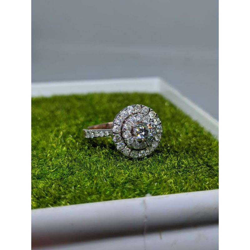 cincin wanita center natural berlian banjar
